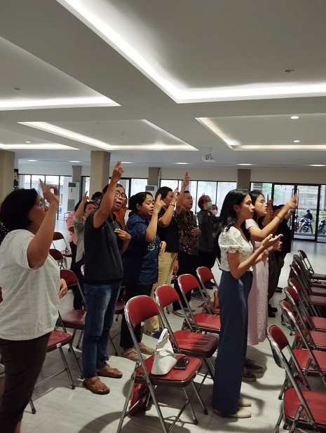 peserta semangat PAKAI